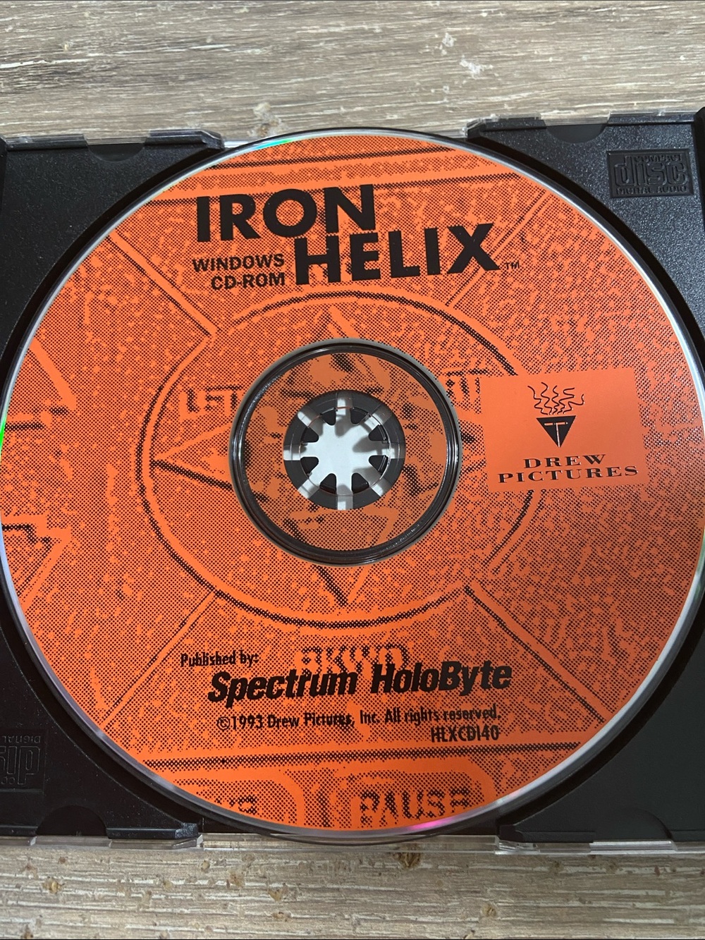 Iron Helix PC CD Computer Disc Only Vintage Spectrum HoloByte 1993 Video Game